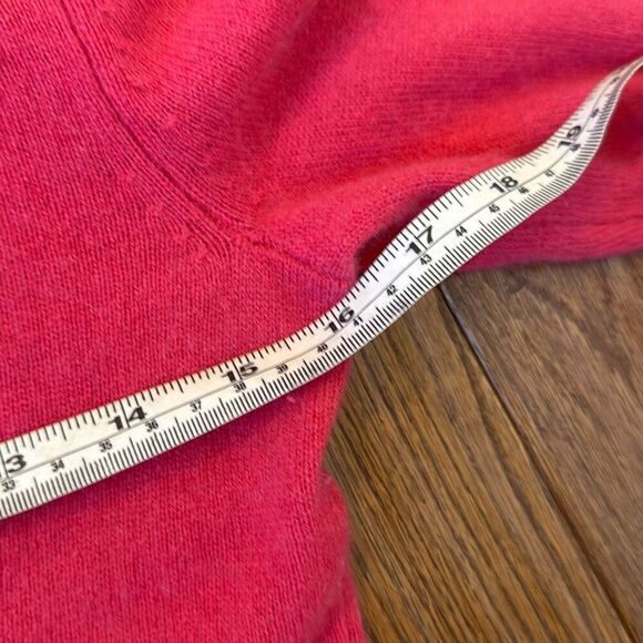 Saks 5th Avenue 100% cashmere pink neck sweater xs - Picture 7 of 11
